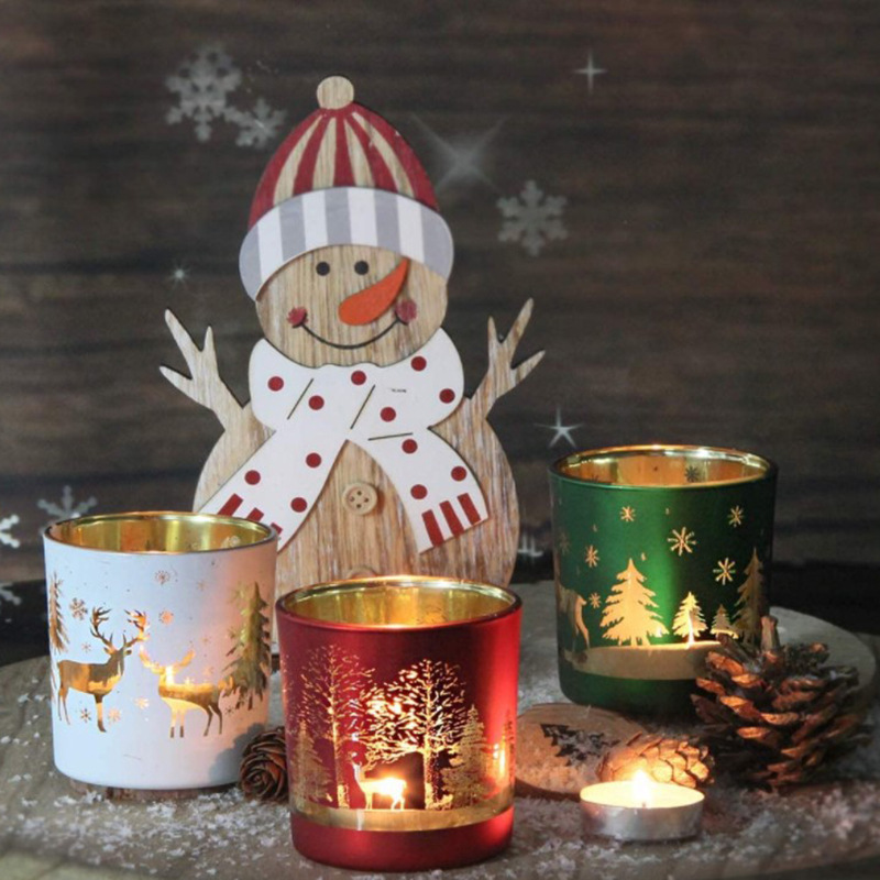 Candle Vessel Supplies - Bécipients en verre de noël pour