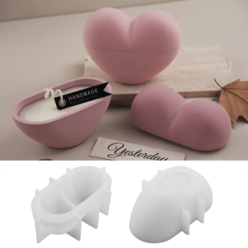 Pot de bougie en forme de cœur - Candle Vessel Supplies avis et prix