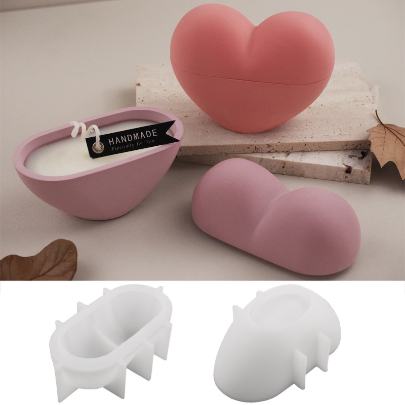 Pot de bougie en forme de cœur - Candle Vessel Supplies avis et prix