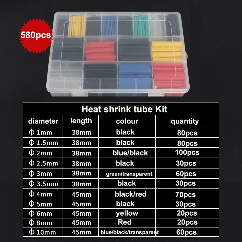 Kit assressentide tubes thermo - Shrink Sleeve Pvc avis et prix