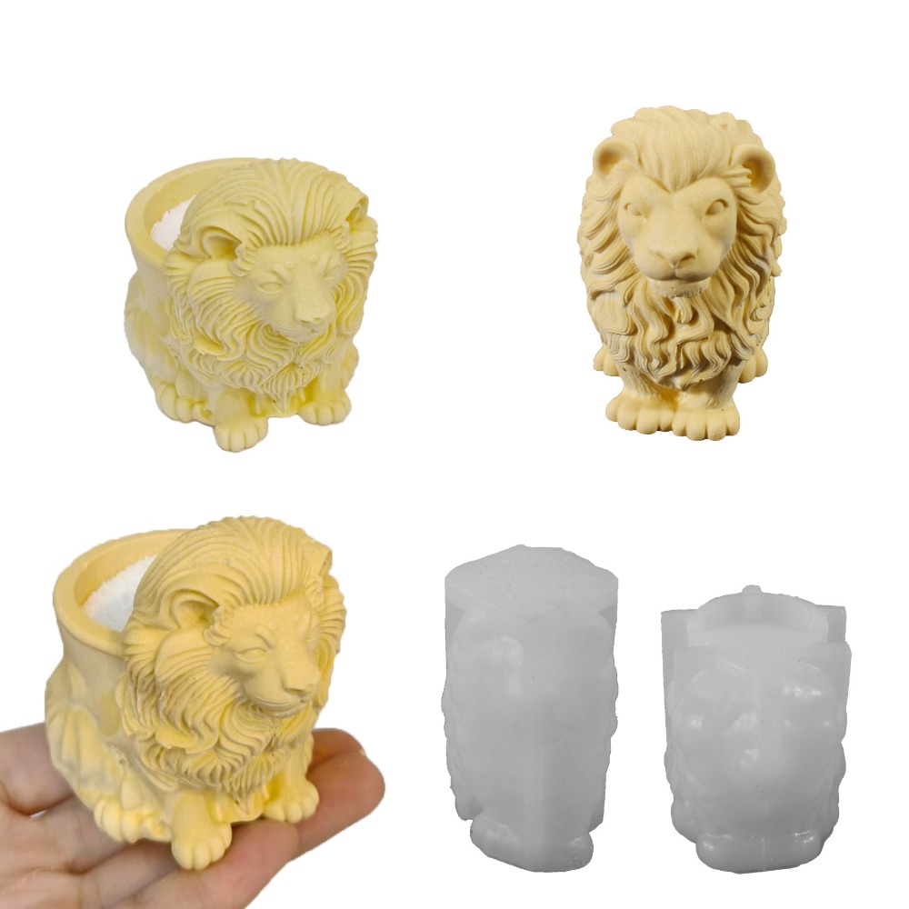 Moule en silicone Lion pour bo - Candle Vessel Supplies avis et prix