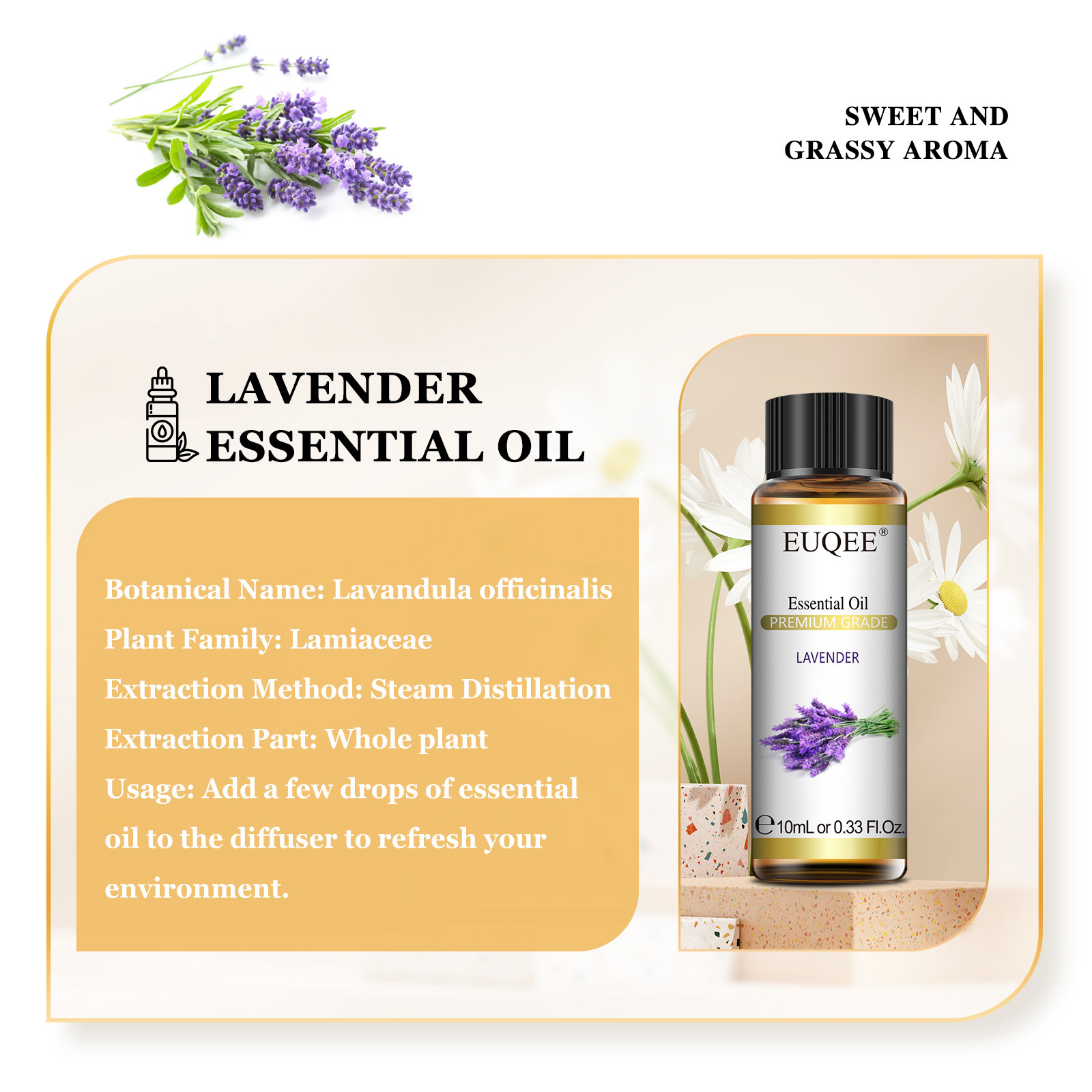 EUQEE 10ml Huile Essentielle N - Fragrance Oil 10Ml avis et prix